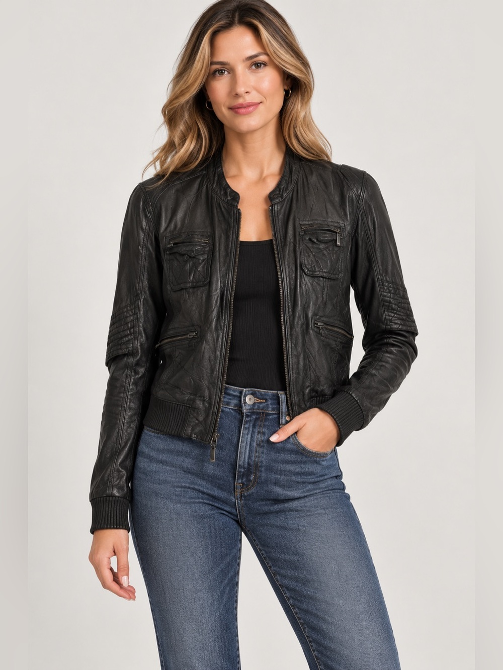 Karen Millen Leather Jacket